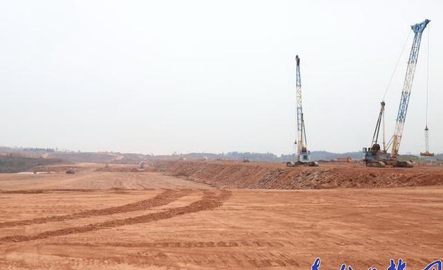达州机场迁建项目最新进展来啦!土石方工程预计月底基本完成